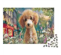Poodle 1000 Pièce Carton Épais Jeu De Puzzle Senior Jigsaw Enthusiastes Soulagement du Stress 70x50cm/1000pcs