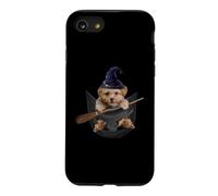 Poodle Dog in The Pocket Witch Hat Halloween Coque pour iPhone SE (2020) / 7/8