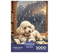 Poodle Jouet Puzzles De 1000 Pieces pour Adultes Chien Classiques Jeu Éducatif Défi Jouet, Le Cadeau Parfait 70x50cm/1000pcs