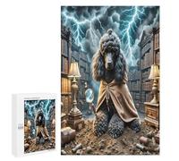 Poodle Miniature Puzzles 1000 Pièces Educa Qualité Supérieure Pet Mignon Animals Décoration Artistique pour Famille Challenge Difficile Relaxation 3D Assemblage Amusant 1000 PCS