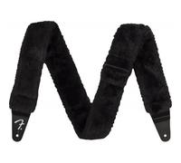 POODLE PLUSH STRAP, BLACK