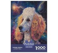 Poodle Puzzle 1000 Pièces Educa Jouet en Bois Cadeau Unique De l'art De La Décoration Jeu Éduchatif Challenge Toy pour Adultes Et Enfants À Partir De 12 Ans 70x50cm/1000pcs