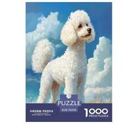 Poodle Puzzle 1000 Pièces Educa Jouet en Bois Cadeau Unique De l'art De La Décoration Jeu Éduchatif Challenge Toy Adultes Et Enfants À Partir De 14 Ans 70x50cm/1000pcs