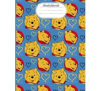Pooh Bear Seamless Pattern Sketchbook: 120 pages, 8.5x11 Blank Pages, For Kids, Boys, Girls, Teens, Adults - Simple Note Pad for Drawing, Writing, Painting, Sketching or Doodling