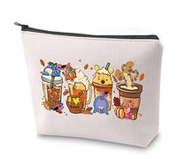 Pooh Bear Trousse de toilette avec fermeture éclair Motif ours d'âne et cochon Tigre, Tasse Winnie l'ourson, Non