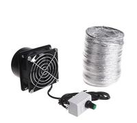 POOIQX 1 ensemble d'extracteur de fumée de soudure à vitesse réglable, ventilateur d'extraction de fumée, conduit de tuyau, ventilateur d'extraction USB à vitesse réglable avec tuyau de 1 m(1M)