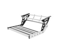 POOIQX Marchepied Pliable en Alliage d'aluminium for Camping-Car, Charge maximale de 150 kg, avec éclairage LED et pédale antidérapante,résistant à la Corrosion