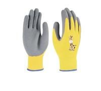 POOIQX S de protection for enfants, robustes, imperméables, antidérapants, en latex, résistants aux perforations, for le travail, jardinage et,Haute flexibilité(Giallo,Small)