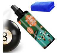 Pool Ball Cleaning Spray - 3.9x13.7cm 100ml Soft Finish Polish Kit, Table Game Shine Agent | Dirt Removal Action With Gloss , Easy Application Formula for Players Families Friends Adults Kids E