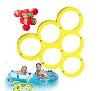 Pool Ball Toss - Jeu de 10 balles EVA - Jouet de Piscine pour rivière - Piscines flottantes Amusantes - Jouet interactif Flexible pour Filles et Adultes - Jouet de Sport Nautique