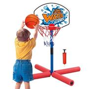 Pool Basketball Hoop, Floating Interactive Fun Entertainment Toy, 4.72x4.72 Inch Game Set with Strong Net, Water Sport Tool with Easy Setup, Household Supply Accessory for Parents Children Kids Family