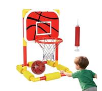 Pool Basketball Hoop Water Sports Game- Floating Goal Set, Parent Child Interactive Play Activity, Summer Swimming Recreation Equipment, Backyard Family Competition Accessory, Portable Poolside