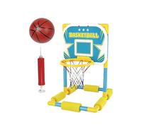 Pool Basketball Hoop Water Sports Game- Floating Goal Set, Parent Child Interactive Play Activity, Summer Swimming Recreation Equipment, Backyard Family Competition Accessory, Portable Poolside