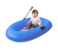 Pool Boot - Aufblasbares Floß Durchsichtiger Boden PVC 160x110cm Transparent | See Boot Kinder Erwachsene Entspannung Schwimmende Freizeit Fluss | Kajak Driften Erkundung Pool Sommer Outdoor La