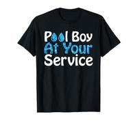 Pool Boy At Your Service - Pool Party Pool Boys T-Shirt