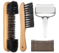 Pool Brush Cleaning Kit with 4 Tools,Pure Solid Wood Brush and Nylon Bristles Snooker Accessories for Pool Table.[M18]