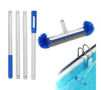 Pool Brushes, Tile Cleaning Brush, Heavy Duty Detachable Cleaner, Cleaning Tool for Walls Corners Steps Tiles Floors Roof Ground Bathroom Gym Backyard Indoor Outdoor Use, 16.93x62.99x1.97 inches