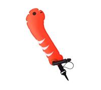 Pool Buoy - Entraîneur de plongée | Flotteur de sécurité gonflable pliable avec motif d'animaux de dessin animé, anneau de traction pour bateau de sauvetage, pêche, tuba, PVC, orange, bleu, rouge