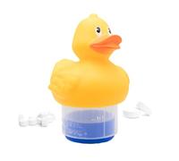 Pool Chlore Floater - Récipient en Forme de Canard réglable, Support de désinfectant Spa, diffuseur de comprimés flottants | Mangeoire Chimique Rechargeable pour de Grands Petits Bains à remous,