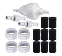Pool Cleaner G52 Kit de pièces de rechange pour valve de secours avec écrous de tuyau et tubes en plastique compatible avec les modèles Zodiac 180/280/3900 pour piscine extérieure