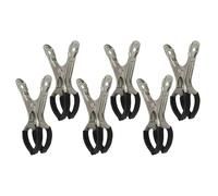 Pool Cover Clips, 6-Pack Stainless Steel Mesh Holders, Secure Fasteners, 11.3x6.x 2.7cm, for Inground Pool Spa Covers, Winter Insulation Accessories Home Backyard Garden Use