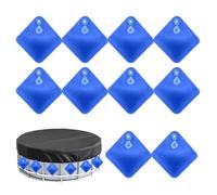 Pool Cover Weights - Pool Cover Weights | Thick Heavy Duty Over Ground Pools Covers Weight, Autumn Swim Pools Covers Water Bag | for Backyard Villa Park Hotel Sport Enthusiasts Homeowners Beginners