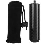 Pool Cue Extension Carbon Fiber Tube, Billiard Cue Extender with Bumper, Professional Pool Stick Extension for Better Reach and Balance, Durable Carbon Fiber and Aluminum Alloy Des (4 pouces)