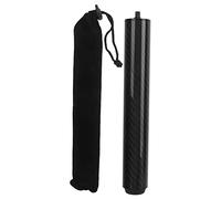 Pool Cue Extension Carbon Fiber Tube, Billiard Cue Extender with Bumper, Professional Pool Stick Extension for Better Reach and Balance, Durable Carbon Fiber and Aluminum Alloy Des (8 pouces)