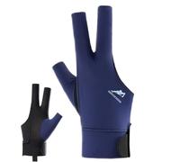 Pool Cue - Gants de billard élastiques - Gants de sport - 3 doigts respirants - Gants de piscine - Protection - Cues - Gants de sport pour main gauche ou droite - Accessoires de billard - Artisanat