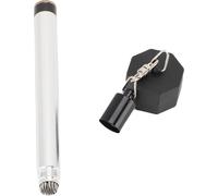 Pool Cue -Porte-craie avec pointes et couvercle Broche métallique pour pointe de queue de billard Réparation octogonale octogonale