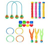 Pool Dive Toys Sinking Diving Training The Adult Swim-through Rings