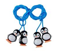 Pool Diving Rings - Cute Penguin Design PVC Elastic Anti-Slip Swimming Toys 2-Pack 1.5m | Underwater Dive Targets Bright High-Visibility Colors Durable Odorless Construction | For Kids Girls Boys Swim
