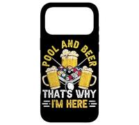 Pool et bière C'est pour ça Que Je suis là Joueurs Coque pour iPhone 17 Pro Max