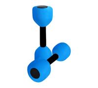 Pool Exercise Tool - Low Aquatic Workout Gear, Floating Blue Green Barbell Visual, Soft Padded Grip + Quick Dry Material Technology, Heavy Polymer Device | for Wife Friends & Family
