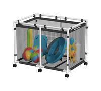 Pool Fellows Panier de rangement en plastique pour piscine, support pour nouilles, jouets, flotteurs, serviettes, organisateur en maille pour équipements de natation, Max Style