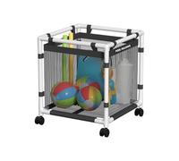 Pool Fellows Panier de rangement en plastique pour piscine, support pour nouilles, jouets, flotteurs, serviettes, organisateur en maille pour équipements de natation, mini style