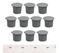 Pool Fence Hole Caps - 10 Piece Silicone Ground Plug Deck Covers | Outdoor Safety Plug Caps, Garden Pool Fence Hole Plugs For Residential Commercial Backyard
