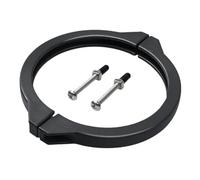 Pool Filter Clamp, Replacement Valve Assembly, Filtration System Connector, Pvc, Leakproof Seal Ring, Weather-Resistant Hardware, Black Finish, for Lawn, Garden, Outdoor Systems Precision Applications