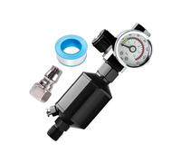 Pool Filter Pressure Gauge - Precision Pressure Gauge Filter | for Furniture Car Outdoors Industry Workshop Travel, Water and Oil Trap Separator for Air Compressor & Sprayer