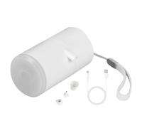 Pool Float Inflator, Light Up Electric Inflatable Bed Pumps with LED Light, Dependable Charging Options Dependable Outdoor Blow Up Mattress Inflator Ultra-Light Rechargeable for Balloon