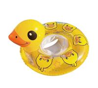 Pool Float Rings, Inflatable Yellow Duck Baby Swim Raft, Floating Pool Ring for Kids, Summer Travel, Beach, Outdoor Water Fun, Baby Swimming Accessory, Vacation Toy