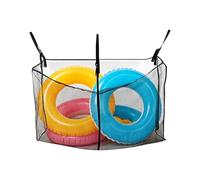 Pool Float Storage Organizer, Adjustable Mesh Bag, 57.09x33.46 Inches Outdoor Pool Float Net Organizer, Storage Solution, Ball Noodle Inflatables Tool Shoe, Outdoor Garden Backyard Patio Water Park