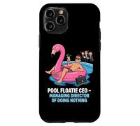 Pool Floatie PDG Directeur général de ne Rien Faire Coque pour iPhone 11 Pro
