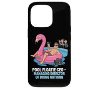 Pool Floatie PDG Directeur général de ne Rien Faire Coque pour iPhone 13 Pro