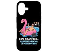 Pool Floatie PDG Directeur général de ne Rien Faire Coque pour iPhone 17