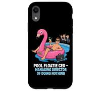 Pool Floatie PDG Directeur général de ne Rien Faire Coque pour iPhone XR