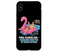 Pool Floatie PDG Directeur général de ne Rien Faire Coque pour iPhone XS Max