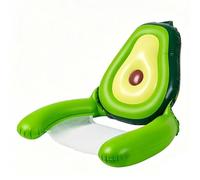 Pool Floats - Inflatable Floating Mesh Seat Avocado | Heavy Duty Water Recreation Floating Mattress, Poolside Relaxation Raft for Summer River Beach Swimming Tanning Outdoor Party Backyard Camping Tra