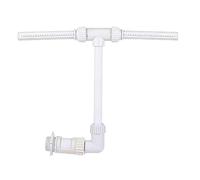 Pool Fountain, Adjustable Waterfall Feature, 20.14 inches Inground Spray Fountain with Decorative Flow, Backyard Water Fountains, Pool Fountains with Cooling Garden Patio for Family Fun