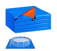 Pool Ground Pad, Foldable Heavy Duty Double-Sided Pool Bottom Pads Cover Cloth, Durable Protective Liner for Patio, Walkway, Backyard, Camping, Garden, Underground Landscaping